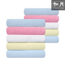 [송월타월] 송월 76g 여름수건 10장, 색상:분홍
