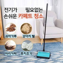 수동식 카펫청소기 업소용 가정용 청소기 카페트 펫 청소 러그 클리너 브러쉬 반려동물 털 국내배송, 2.파도스 레드