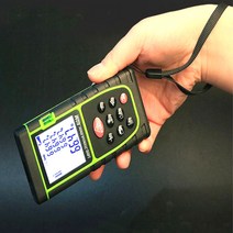 휴대가편리한 레이저줄자 거리측정기 레이저자 OQ-40 색상랜덤, 레드