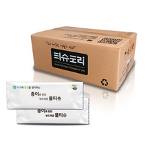 티슈도리 종이로 만든 물티슈, 1000매, 1팩