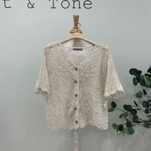 핏앤톤 물결레이스 블라우스(FTABL1029)