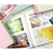 투영디자인 포토 사진앨범 160포켓 튼튼한 앨범 포켓형 2P 미니사진앨범 스크랩 0WA10904, 민트, 1개