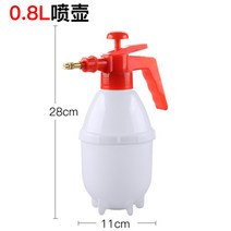 다용도 압축 고압 분무기 분사기 원예 화분 스프레이 세차 청소 용품 살포 소독, I.화이트 0.8L개