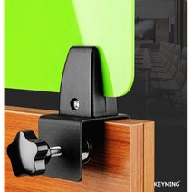 알루미늄 파티션 칸막이 고정 브라켓 3타입 (택1) 파티션브라켓 파티션받침대 파티션고정홀더 데스크파티션, 타입 2, 화이트