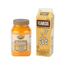 1+1 Perfectware 32온스 버터 향 코코넛 오일 단지 PW-코코넛 32-1, 팝콘솔트&오일-2ct