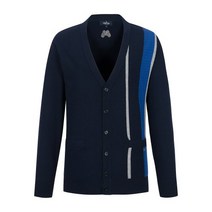 Color Blocks Cardigan Navy (Men)