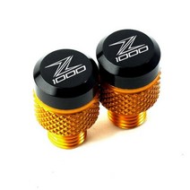 오토바이 M10 * 1.25 거울 구멍 플러그 나사 커버 가와사키 Z900 RS SE Z650 Z750 Z800 Z1000 SX Z400 Z250 Z300 액세서리, Gold-Z1000, 1개