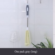 길고 짧은 나일론 손잡이 병 브러시 주방 용품 청소 도구 우유 컵 유리 스크러버, long handle