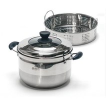스팀쿠커 스텐찜기 만두찜기 찜솥 찜기 24cm