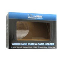 Ultra Pro Puck & Card Light Wood Holder null, 1, Ultra Pro Puck & Card Light Wo