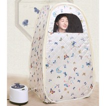 JENMV 전신사우나 고급형 1인용 스팀 사우나 가정용 찜질방 개인 습식 홈 사우나 가정용 사우나 반신욕 훈증기 가정용 사우나1인당 찜질기 1인 찜질, TY-X09(푸른색)