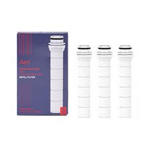 아에르 워터 솔루션 2IN1 필터 샤워기 리필용 세디먼트 필터, 3개입