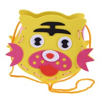 연아트 EVA 가방 만들기 어린이 유아 미술 재료, 1개, 12_가방 호랑이