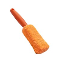 세차 디테일링 마이크로 화이버 휠 림 브러시 1 개 자동차 트렁크 오토바이, 02 Orange
