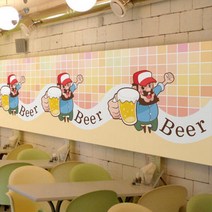아트박스/꾸밈 ij313-맥주아저씨2_가로형뮤럴시트지_뮤럴시트지, ij313-맥주아저씨2 B타입