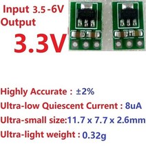 강압기 10 PCS 3.3-6V ~ 3V DC-DC 컨버터 스텝 다운 전원 공급 장치 벅 LDO 모듈 전압 조정기 보드, 04 Output 3V3 no Pin
