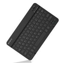 Fintie 10 인치 초박형 (4mm) 무선 블루투스 키보드 안드로이드 태블렛 삼성 갤럭시 Tab E/Tab A/Tab S ASUS Google Nexus Lenovo, Black