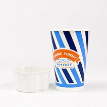 음료컵 480ml 90 x 45 mm + 콜팝 속컵 세트, 1개입, 100개