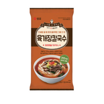 샘표 육개장칼국수, 125g, 150개
