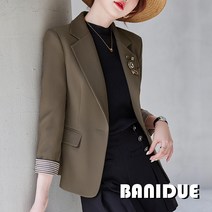 [바니드] 여성의류 고급정장 올해 유행하는 양복재킷 슬림핏 봄가을 자켓 0836