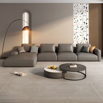 원목소파 거실쇼파 카우치소파 3인용쇼파 Loveseat-모던 L 앵글 임페리얼 테크놀로지 천 소파 3 인용 거, 03 파란