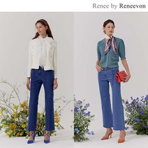 [레니본] 부츠컷 데님팬츠 2PCS (인디고 L인디고)