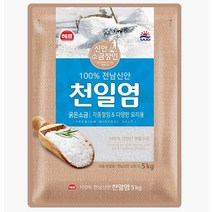 해표 천일염 굵은소금, 5kg, 2개