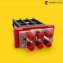 성호제어기기 전압형 시험식단자대 SH-PTT, SH-PTT-04S(적/전압형/4P)