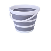 다용도 폴딩 바스켓 10L, 화이트 + 그레이, 1개