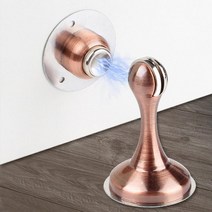 도어 방문 스토퍼 안전 고정 찍힘방지 충격완화 범퍼, 3-자석스토퍼-로즈