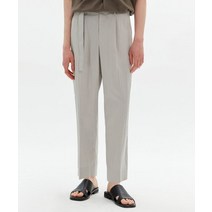 커스텀어클락 벨트 원 턱 벌룬핏 크롭 슬랙스 RN.그레이베이지 COOSPT174RNG베이지