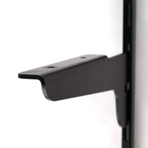 OEM CHINA [AHJ_2830818] (길이선택 : 150 | 방향선택 좌) 목재용찬넬날개 흑색 길이선택(찬넬선반용) (2495) 찬넬선반 선반대 벽받침대 앵글 생활용품/철물/경첩 꺽쇠, 150-좌