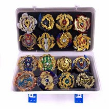탑스 세트 발사대 Beyblade Toys With Starter and Arena Bayblade 금속 신 버스트 Bey Blade Blades, [16] SNH-SJ-20