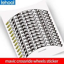 엔비휠셋 Mavic crossride 산악 자전거 휠셋 스티커 26 림휠셋 림 스프라켓, 27.5인치 블루