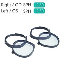 vr보호패드 Oculus Quest 2 용 VR 안경 처방 렌즈 근시 마그네틱 블루 라이트 방지 액세서리, 한개옵션1, 04 R-2.50 L-2.50