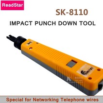 랜 선 poe 테스터기 시험기 네트워크 SUNKIT SK-8110 RJ45 RJ11 임팩트 펀치 다운 도구 네트워킹 전화 모듈, 한개옵션0
