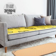 일월 미니 싱글매트 천소재 3인용 전기방석, 없음