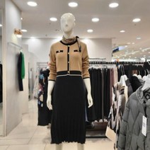 막스카라 HY버튼 포인트 가디건 느낌 원피스 M23QKO374ME