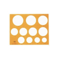 대형원형정규/템플렛 No.106 - 327x290mm, 5개