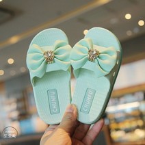 도오빠 여아 아동슬리퍼 실내 실외 미끄럼방지 가정용 욕실화 리본 신발 큐빅 공주님 당일발송 어린이슬리퍼 아동실내화