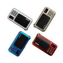자가발전라디오 재난 휴대용 태양광Rolton-W405 미니 FM 라디오 스피커 음악 플레이어 TF 카드 USB PC 아, 01 Blue