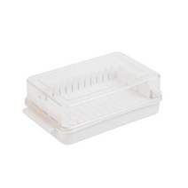 버터 커팅 투명 대용량 저온 냉장고 보관 치즈 신선 박스 4232, 1pc, 16.5x9x5cm