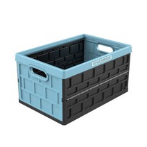 접이식 수납박스 46L 2개_CK2, 파스텔 레드