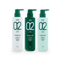 (1+1) 아모스프로페셔널 녹차실감 샴푸 500g 센시티브/리프레시/모이스트 옵션선택가능, 부드러운 타입(센시티브) + 촉촉한 타입(모이스트)