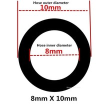 세탁기호스 PVC 식품 등급 투명 호스 내한 음용 플렉시블 튜브 어항 플라스틱 호스 워터 펌프 워터 디스펜서 3-25mm, 06 8mm X 10mm_01 1 meter
