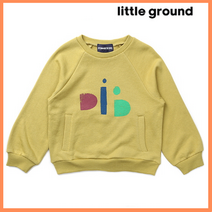 [리틀그라운드8] 데님인더박스(73A11-334-03)알록로고맨투맨 아동맨투맨 기본티 긴팔티 간절기 데일리 선물