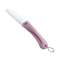 다기능 휴대 포켓 껍질 세라믹 주방 과일 접어 칼 붙이 커터 필러 피크닉 점심 가방 상자 야채 컷 슬라이스, 08 Baby Pink