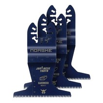 Norske Tools NOTP274 2-3/4 inch Japanese Tooth Bi-Metal Oscillating Multi Tool Accessory Blades (3pc, 2-3/4” Japanese Teeth Bi-Meta
