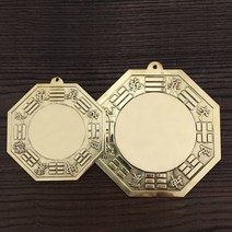 풍수 나침반 대형 13층 9층 동판 풍수나침반나경 중국 오목 볼록 구리 거울 벽 교수형, 17cm 오목