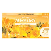 샤프란 아우라 퍼퓸 맥스 건조기용 드라이시트 섬유유연제 윌유메리미향 100매, 1개